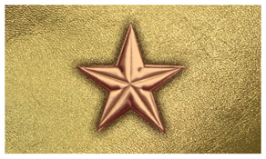 DNSEMP-C-430-CP-GD Star Copper-Gold